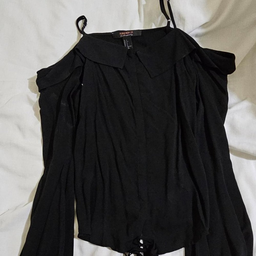 Forever 21 Cold Shoulder Top